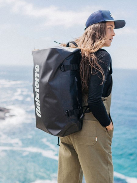 Finisterre Black Drift Waterproof Duffle Bag