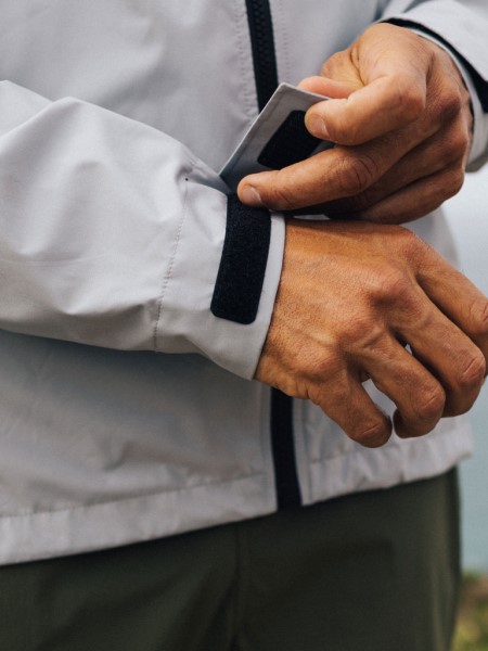 Finisterre Silver The Rainbird Waterproof Jacket