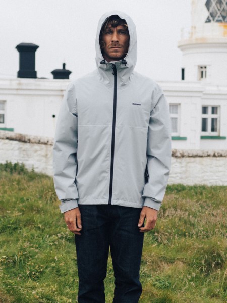 Finisterre Silver The Rainbird Waterproof Jacket