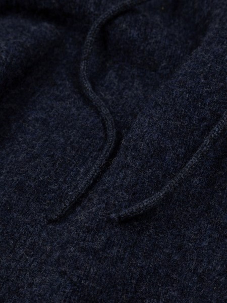 Finisterre Columba Knit Hoodie Indigo
