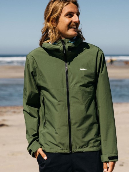 Finisterre The Rainbird Waterproof Jacket Kelp