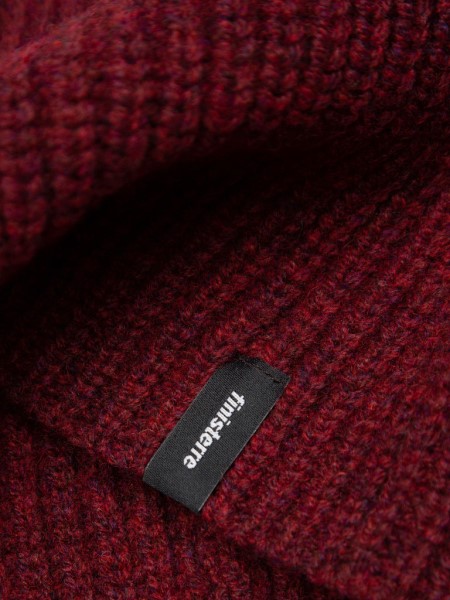 Burgundy Finisterre Tomma Ribbed Beanie
