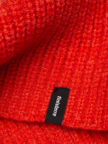 Tomma Ribbed Beanie Finisterre Flame