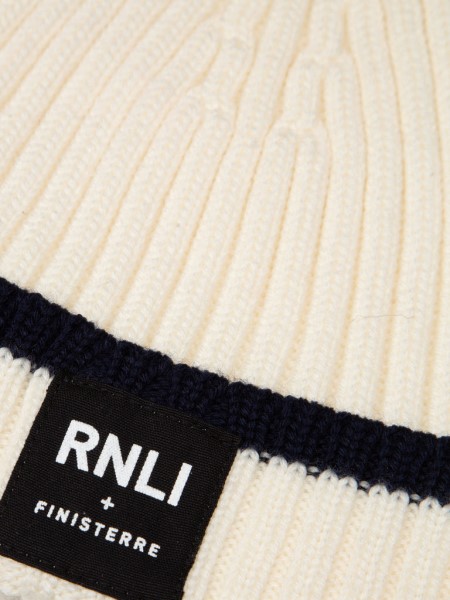 Finisterre Ecru/Navy RNLI Fisherman Beanie