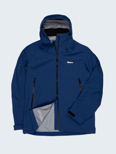 French Blue Men's Stormbird Waterproof Jacket Finisterre