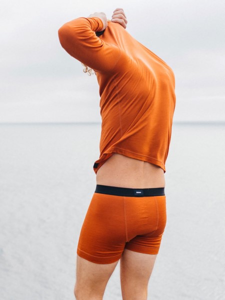 Copper Finisterre Eddy Merino Wool Boxers
