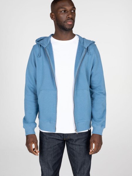 Copen Blue Coho Full Zip Hoodie Finisterre