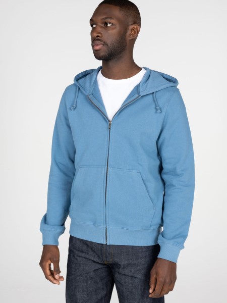 Copen Blue Coho Full Zip Hoodie Finisterre