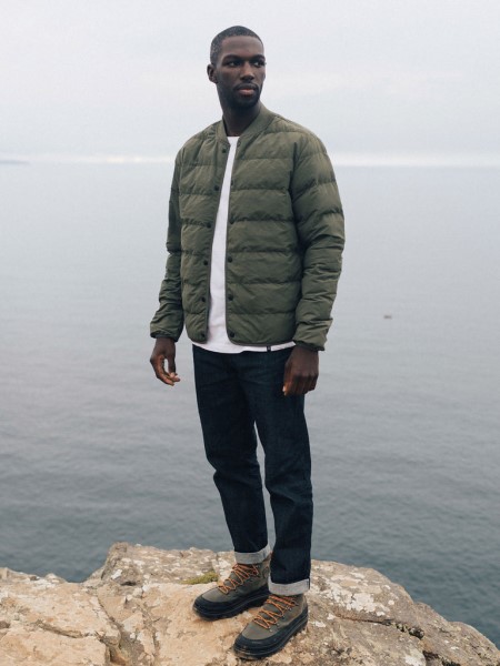 Lapwing Bomber Jacket Finisterre Dark Olive