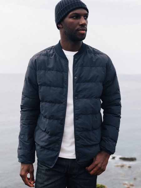Finisterre Navy Lapwing Bomber Jacket