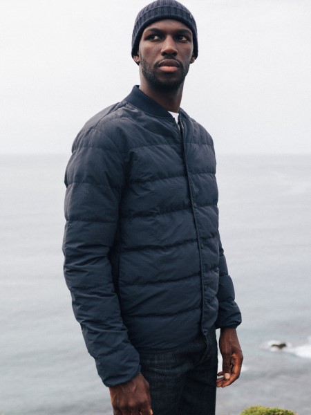 Finisterre Navy Lapwing Bomber Jacket