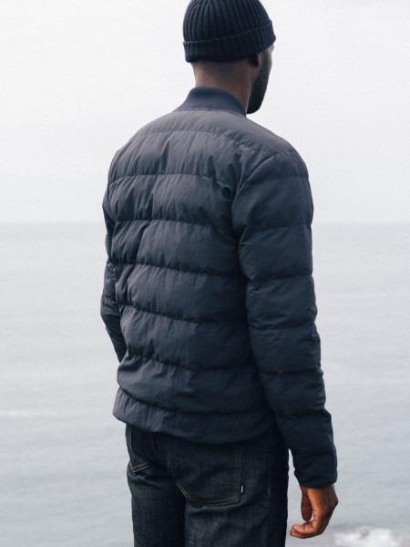 Finisterre Navy Lapwing Bomber Jacket