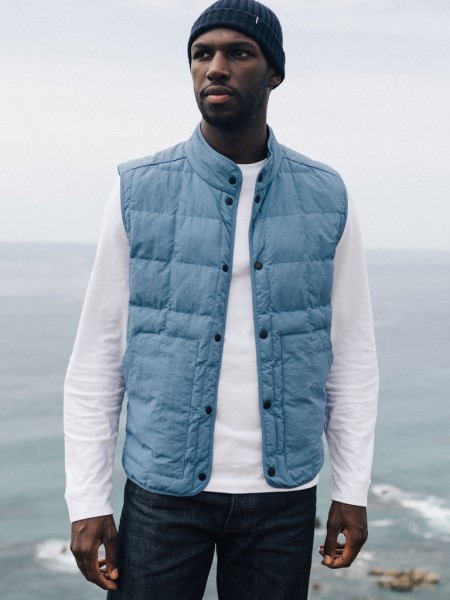 Lapwing Gilet Finisterre Copen Blue