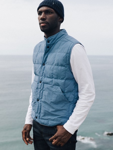 Lapwing Gilet Finisterre Copen Blue