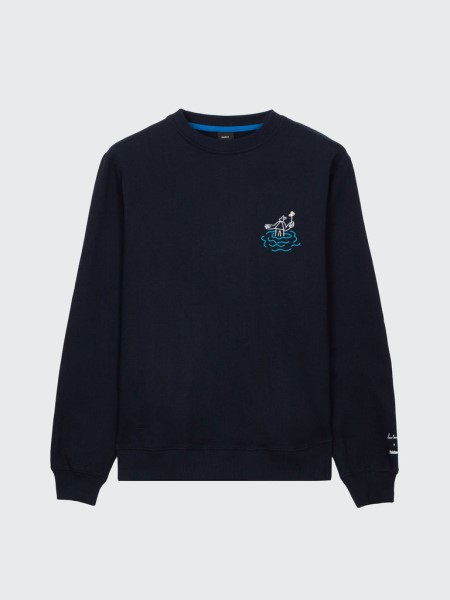 Finisterre Men's Lucas Beaufort Finisterre Sweatshirt Navy
