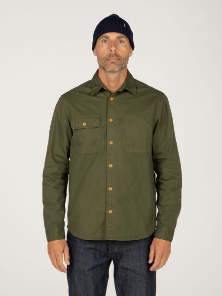 Dark Olive Eddystone Shirt Finisterre