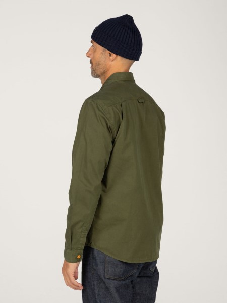 Dark Olive Eddystone Shirt Finisterre