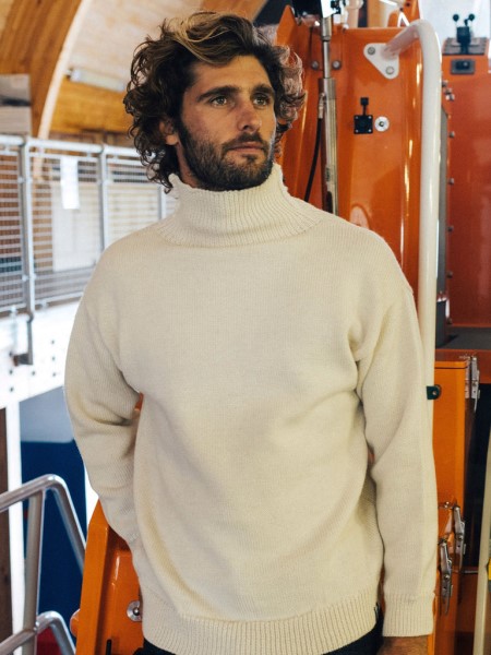 RNLI Cromarty Jumper Finisterre Ecru