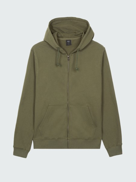 Finisterre Olive Coho Full Zip Hoodie