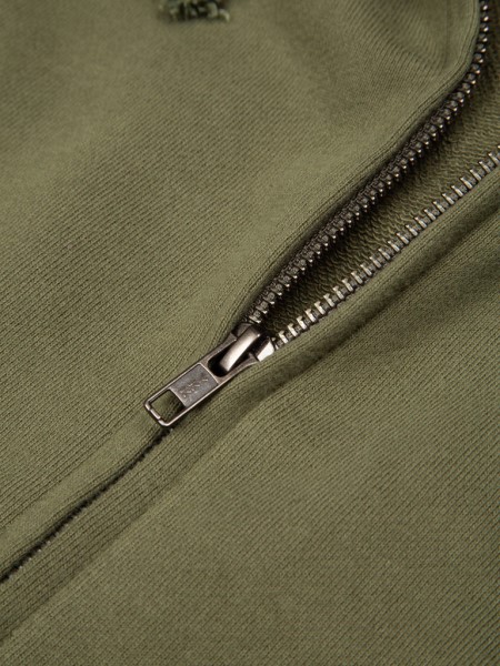 Finisterre Olive Coho Full Zip Hoodie