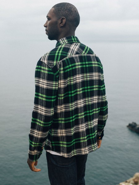 Finisterre Beardsmore Shirt Jasper Green/Black Check