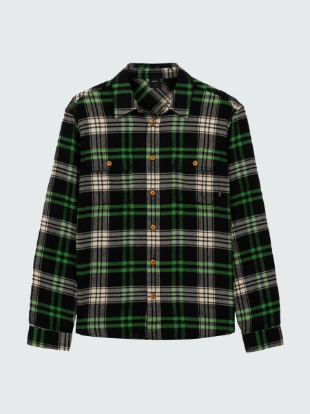 Finisterre Beardsmore Shirt Jasper Green/Black Check