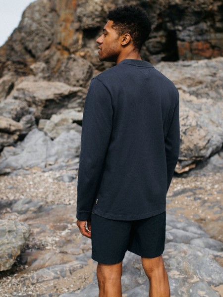 Ryne Long Sleeve T-Shirt Finisterre Navy