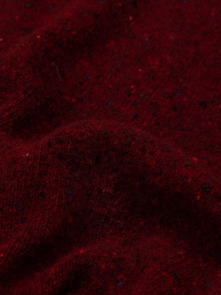 Scarlet Red Furlong Merino Jumper Finisterre