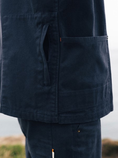 Basset Chore Jacket Navy Finisterre