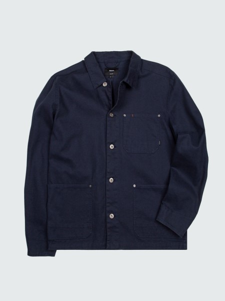 Basset Chore Jacket Navy Finisterre