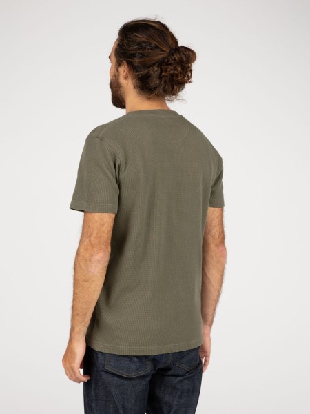 Olive Dunnet Waffle T-Shirt Finisterre