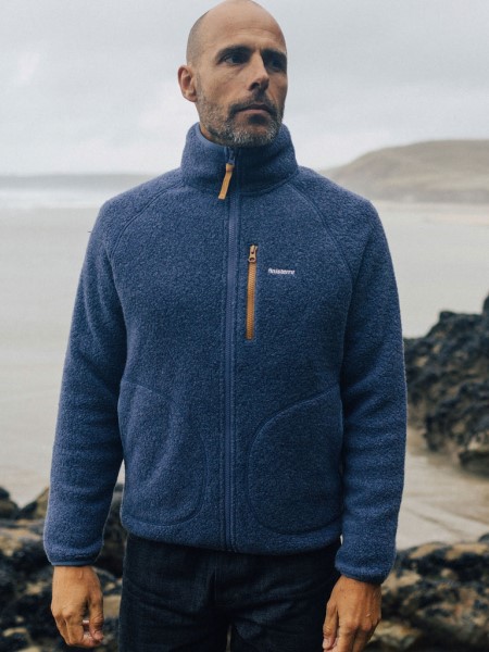 Hegen Full Zip Wool Fleece Dark Ozone Finisterre