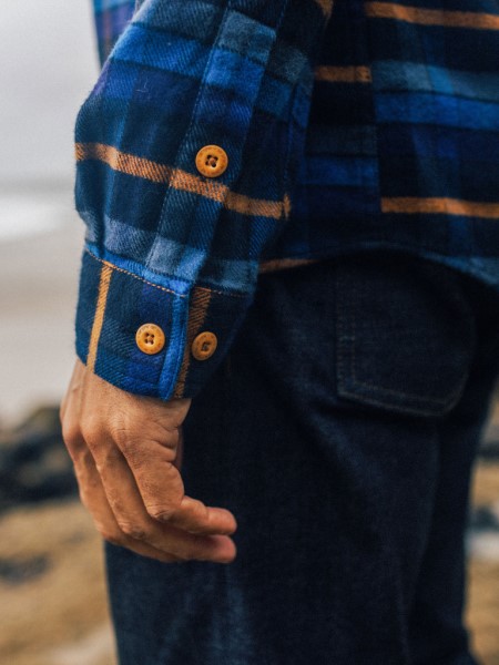 Finisterre Beardsmore Shirt Navy/Sable Check