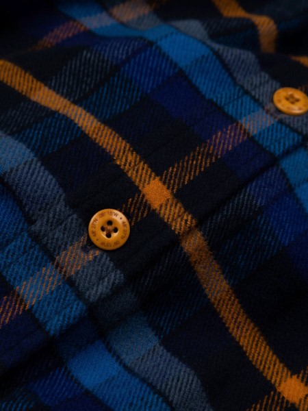 Finisterre Beardsmore Shirt Navy/Sable Check