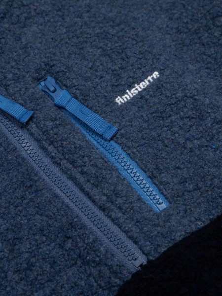 Navy/Dark Ozone Finisterre Hegen 1/4 Zip Wool Fleece