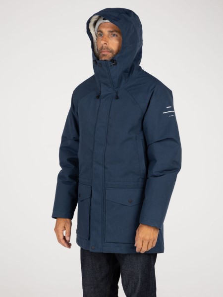 Finisterre Vellus Waterproof Parka Navy