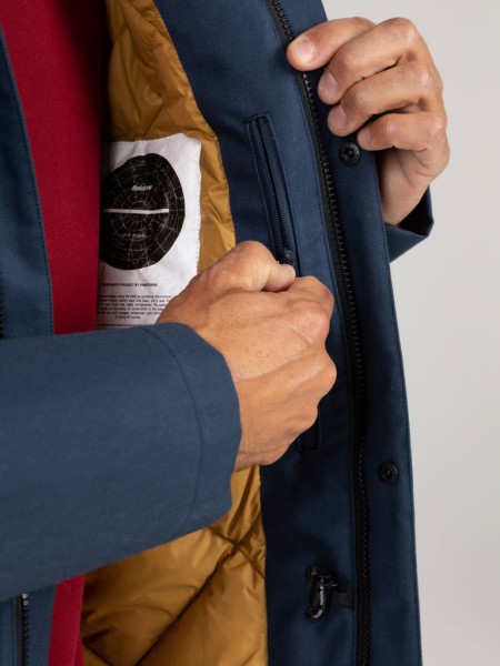 Finisterre Vellus Waterproof Parka Navy