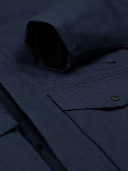 Finisterre Vellus Waterproof Parka Navy