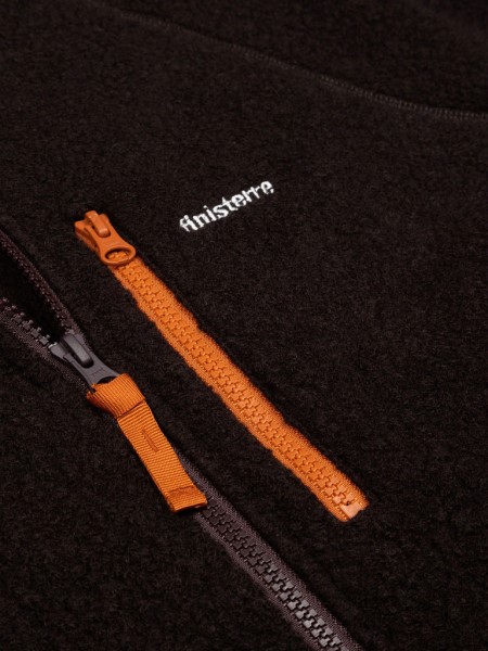 Finisterre Dark Ozone Hegen Full Zip Wool Fleece
