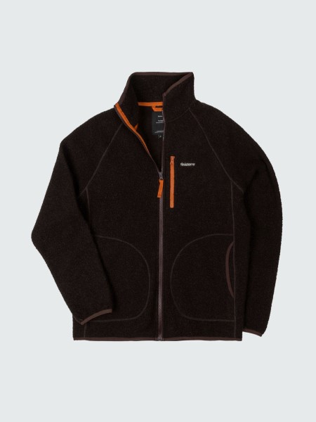 Finisterre Dark Ozone Hegen Full Zip Wool Fleece