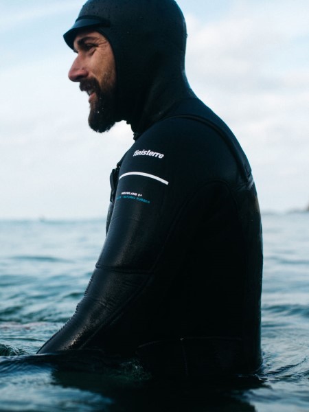 Men's Nieuwland 5mm Yulex Hooded Wetsuit Finisterre Ink