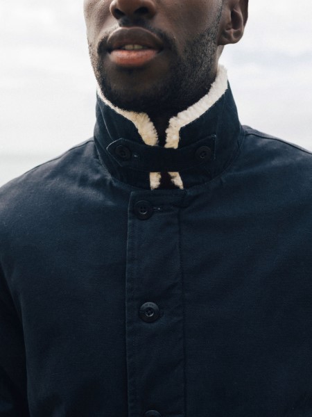 Berings Deck Jacket Navy Finisterre