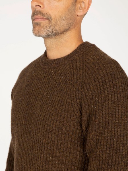 Mora Knit Jumper Finisterre Coffee