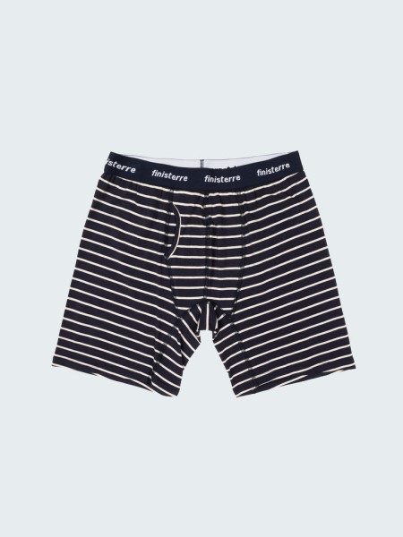 Navy/Ecru Finisterre Bora Bamboo Boxer