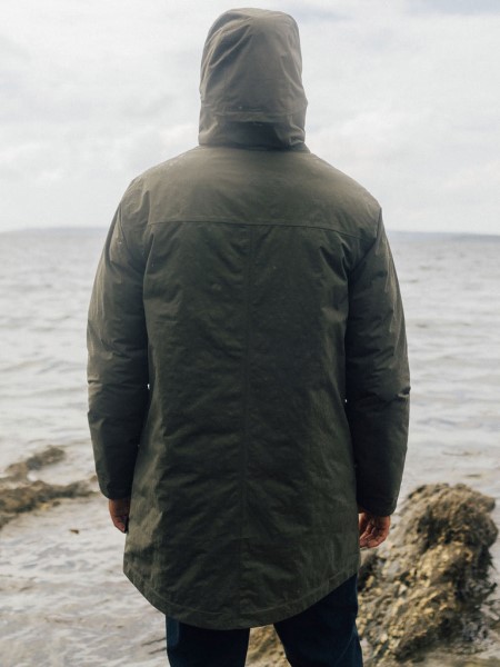 Dark Olive Fortis Waterproof Parka Jacket Finisterre