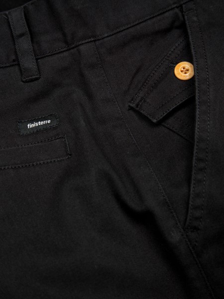 Finisterre Coverack Slim Chino Black