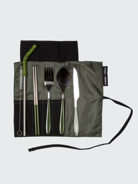 Mizu Cutlery Set Finisterre Army Green