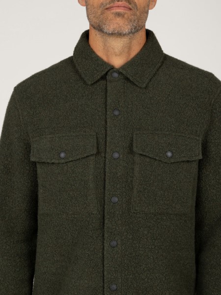 Hegen Fleece Shirt Finisterre Dark Olive