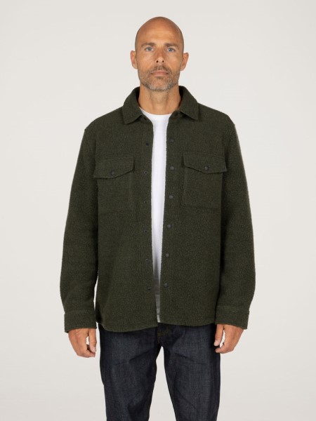 Hegen Fleece Shirt Finisterre Dark Olive