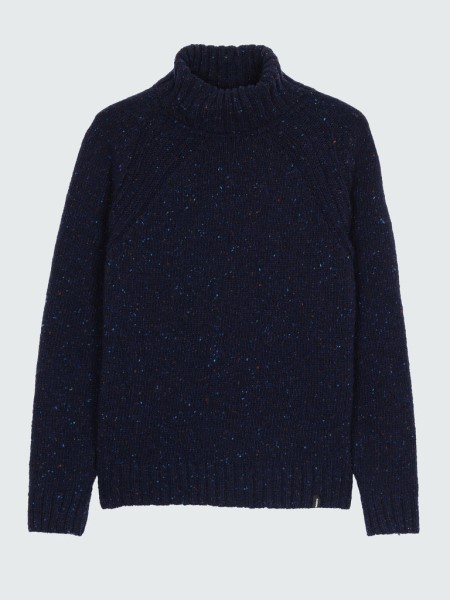 Wartha Roll Neck Jumper Navy Finisterre